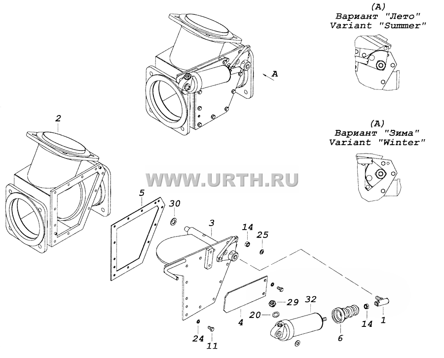 6540-1203035-01 Коробка переключения газов